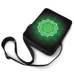 Anahata Chakra Spiritual Print Rectangular Crossbody Bag