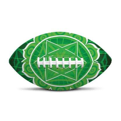 Anahata Chakra Spiritual Print Rugby Ball