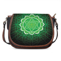 Anahata Chakra Spiritual Print Saddle Bag