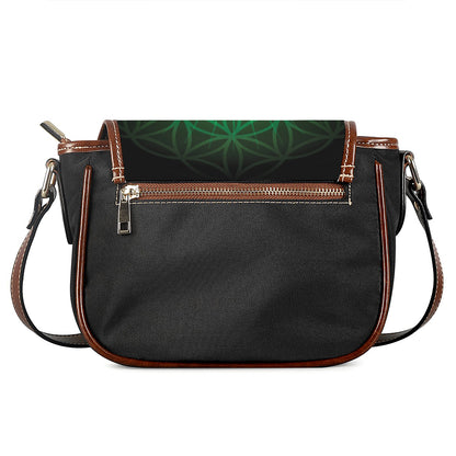 Anahata Chakra Spiritual Print Saddle Bag