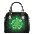 Anahata Chakra Spiritual Print Shoulder Handbag