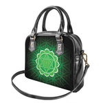 Anahata Chakra Spiritual Print Shoulder Handbag