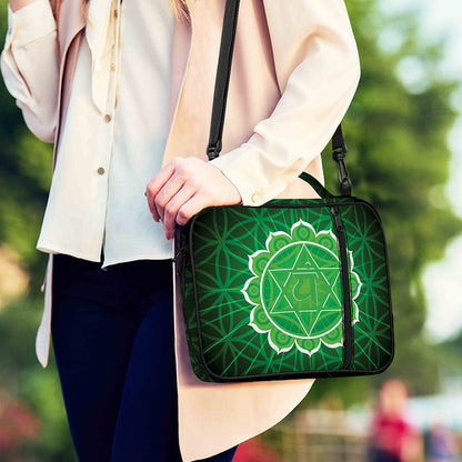 Anahata Chakra Spiritual Print Shoulder Strap Bible Bag