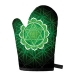 Anahata Chakra Spiritual Print Single Oven Mitt
