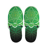 Anahata Chakra Spiritual Print Slippers