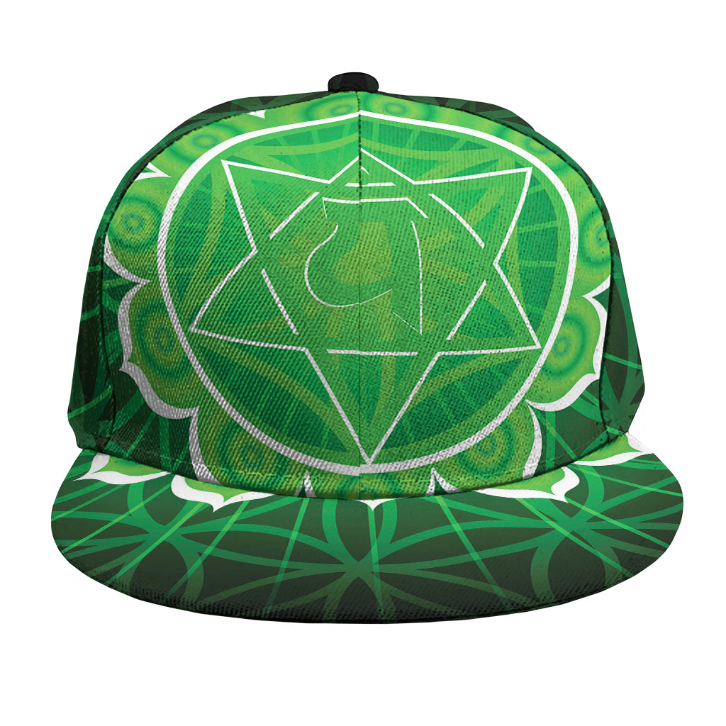 Anahata Chakra Spiritual Print Snapback Cap