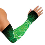 Anahata Chakra Spiritual Print Sun Protection Arm Sleeves