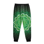 Anahata Chakra Spiritual Print Sweatpants