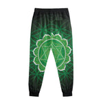 Anahata Chakra Spiritual Print Sweatpants