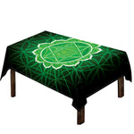 Anahata Chakra Spiritual Print Tablecloth