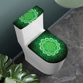 Anahata Chakra Spiritual Print Toilet Lid And Tank Cover Set