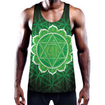 Anahata Chakra Spiritual Print Training Tank Top