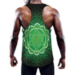 Anahata Chakra Spiritual Print Training Tank Top