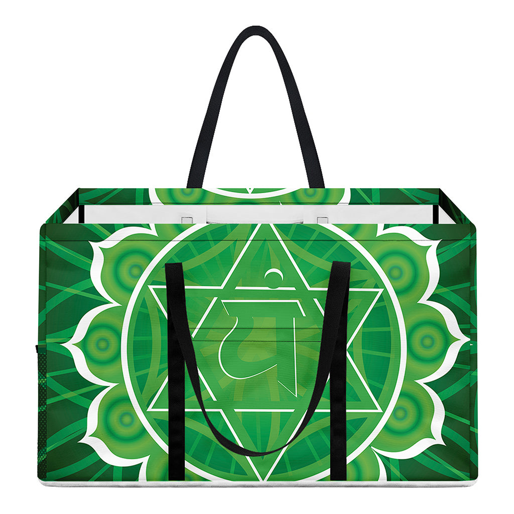 Anahata Chakra Spiritual Print Utility Tote Bag