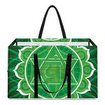 Anahata Chakra Spiritual Print Utility Tote Bag