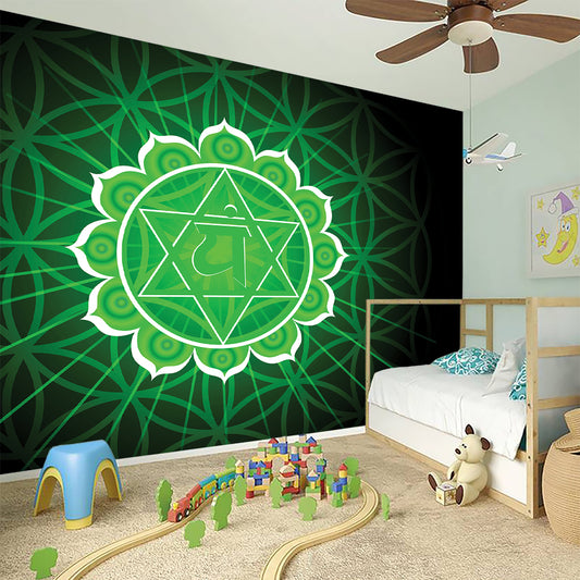 Anahata Chakra Spiritual Print Wall Sticker