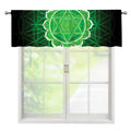 Anahata Chakra Spiritual Print Window Valance