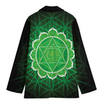 Anahata Chakra Spiritual Print Women's Blazer