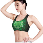 Anahata Chakra Spiritual Print Women's Sports Bra