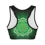 Anahata Chakra Spiritual Print Women's Sports Bra
