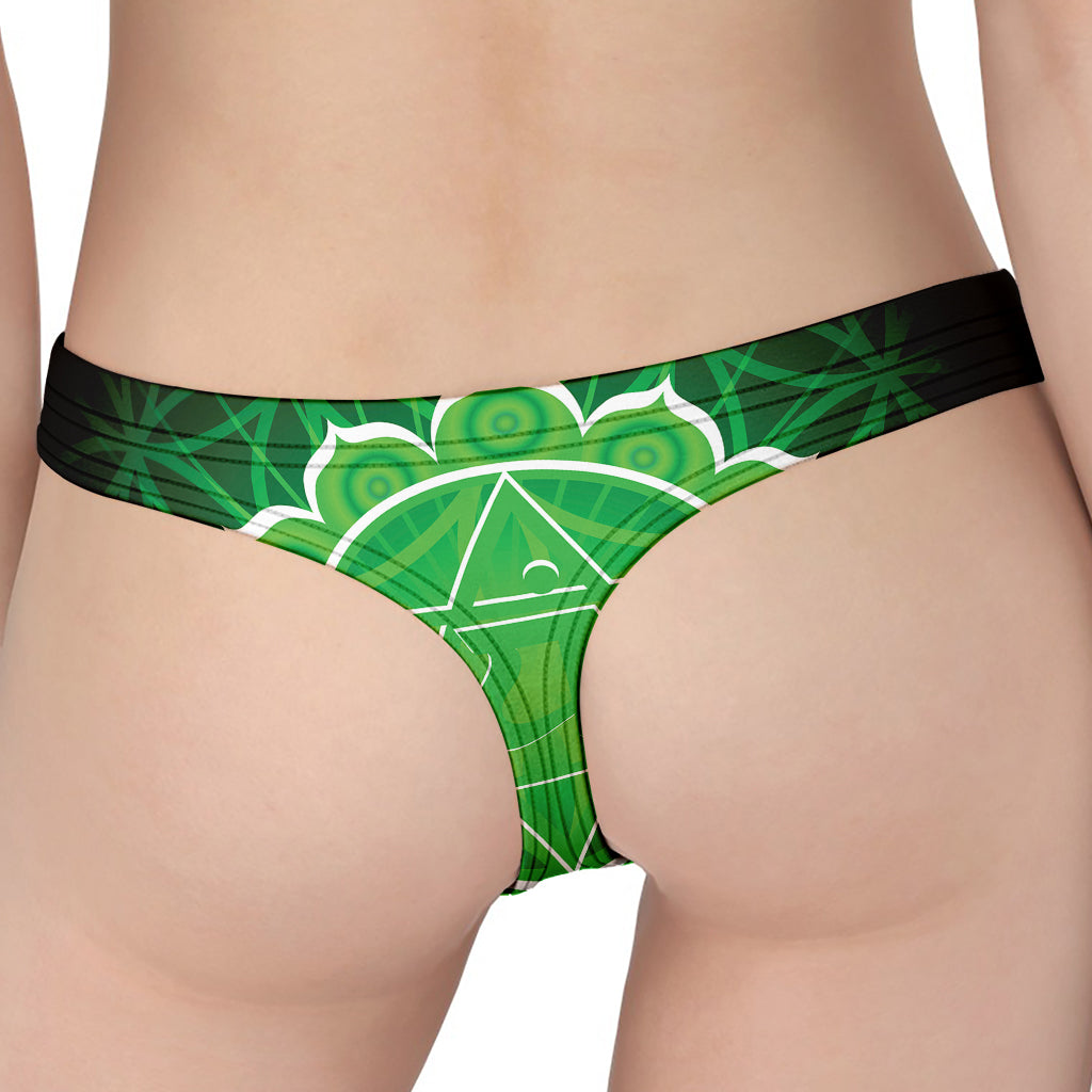 Anahata Chakra Spiritual Print Women's Thong