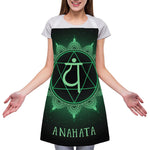 Anahata Chakra Symbol Print Adjustable Apron