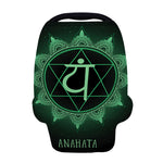 Anahata Chakra Symbol Print Baby Seat Cover