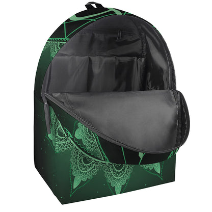 Anahata Chakra Symbol Print Backpack