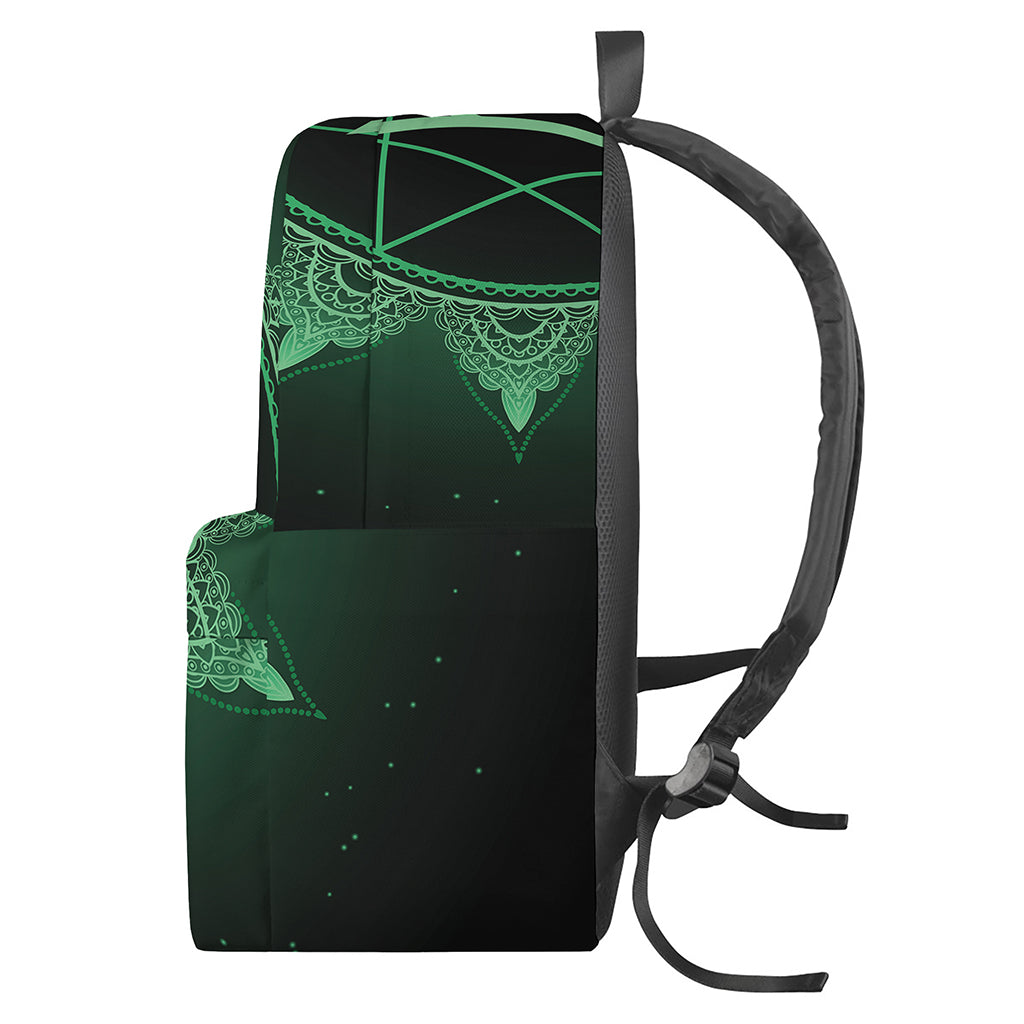 Anahata Chakra Symbol Print Backpack