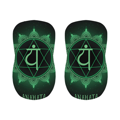 Anahata Chakra Symbol Print Bar Stool Covers