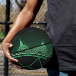 Anahata Chakra Symbol Print Basketball