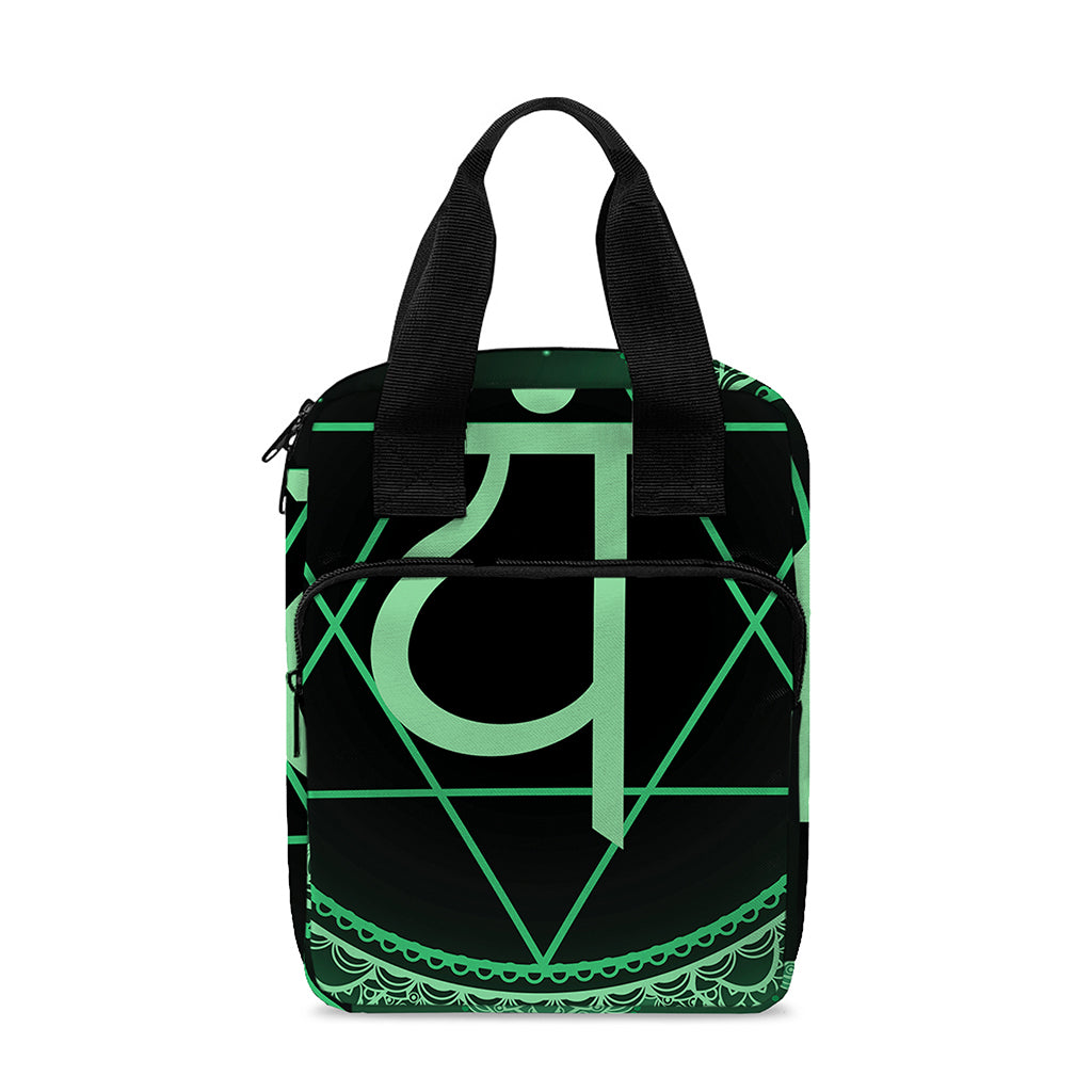 Anahata Chakra Symbol Print Bible Tote Bag