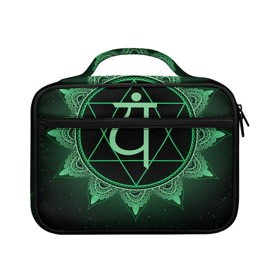 Anahata Chakra Symbol Print Briefcase Bible Bag