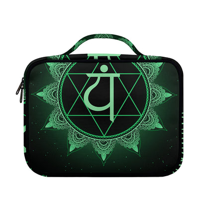 Anahata Chakra Symbol Print Briefcase Bible Bag