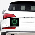 Anahata Chakra Symbol Print Car Sticker