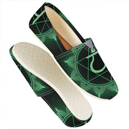 Anahata Chakra Symbol Print Casual Shoes