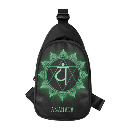 Anahata Chakra Symbol Print Chest Bag