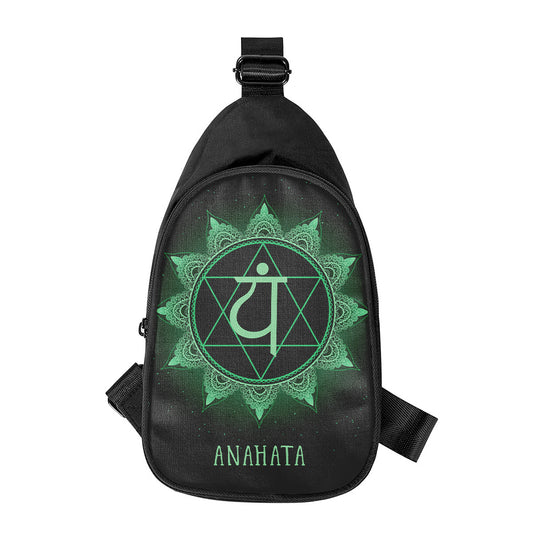 Anahata Chakra Symbol Print Chest Bag