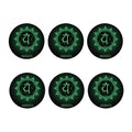 Anahata Chakra Symbol Print Coaster Set