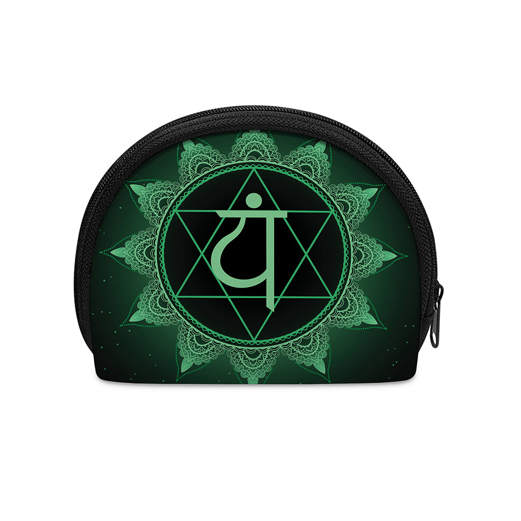 Anahata Chakra Symbol Print Coin Purse