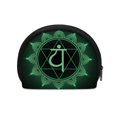 Anahata Chakra Symbol Print Coin Purse