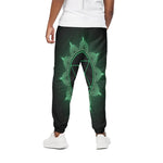 Anahata Chakra Symbol Print Cotton Pants
