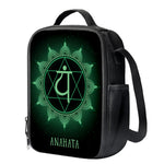 Anahata Chakra Symbol Print Crossbody Lunch Bag