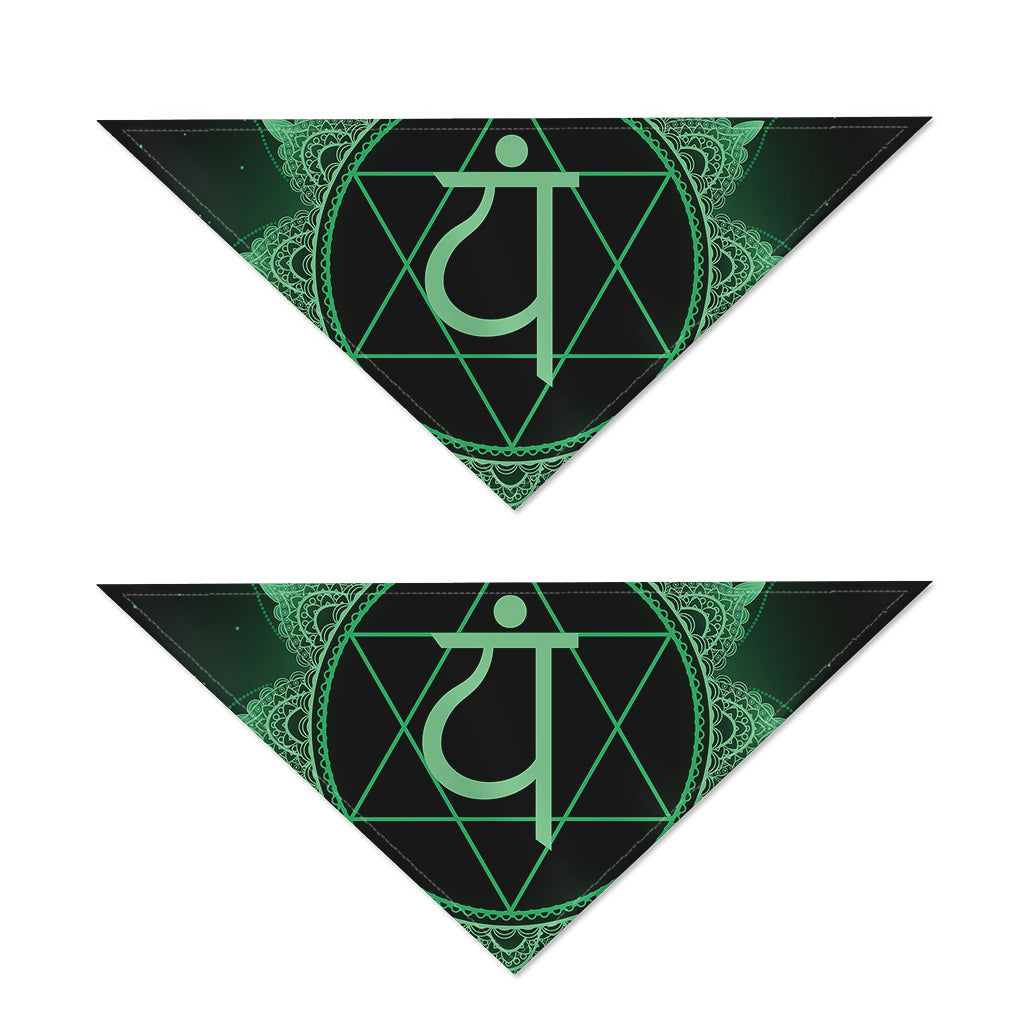 Anahata Chakra Symbol Print Dog Bandana