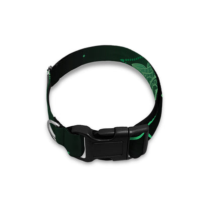 Anahata Chakra Symbol Print Dog Collar
