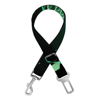 Anahata Chakra Symbol Print Dog Seat Belt