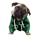 Anahata Chakra Symbol Print Dog Zip Up Hoodie