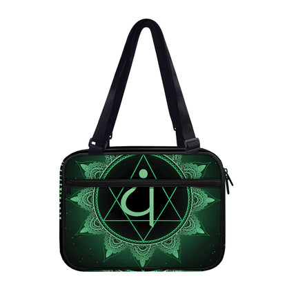 Anahata Chakra Symbol Print Double Strap Bible Bag