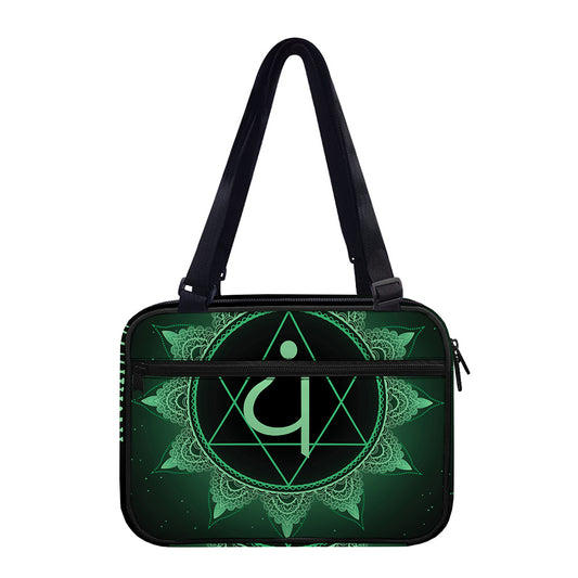 Anahata Chakra Symbol Print Double Strap Bible Bag