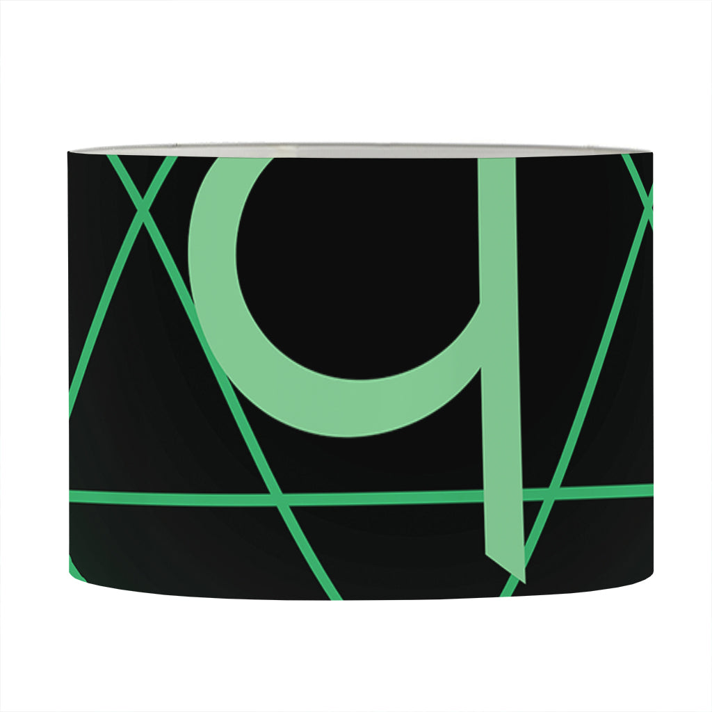 Anahata Chakra Symbol Print Drum Lamp Shade